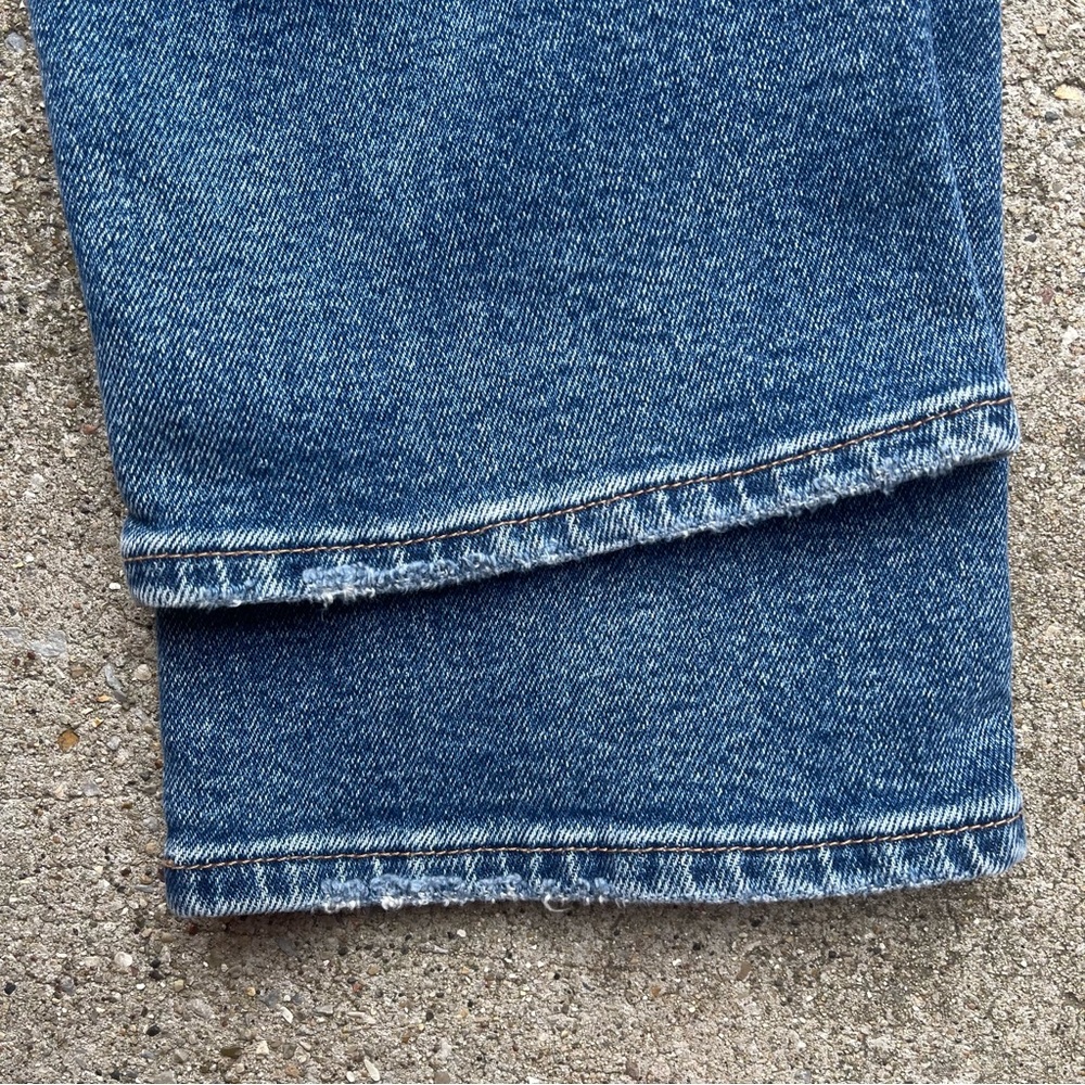 Good American Distressed High Rise Jeans Size 0 / 25 - Picture 8 of 8